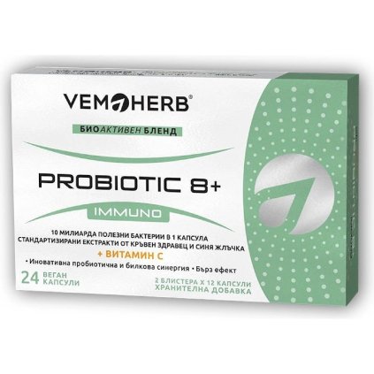 VemoHerb Probiotic 8+ Immuno 24 kapslí VemoHerb Probiotic 8+ Immuno 24 kapslí VemoHerb Probiotic 8+ Immuno 24 kapslí