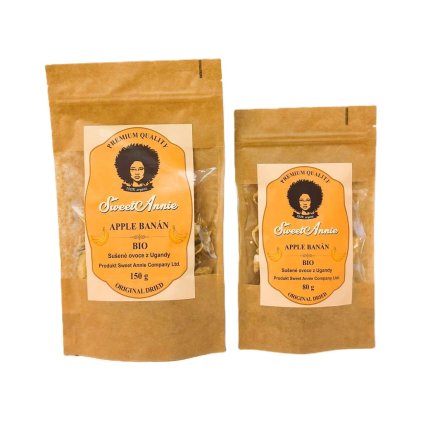Sweet Annie - BIO sušený apple banán z Ugandy - 150 g