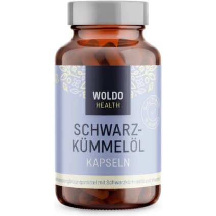 WoldoHealth Černý kmínový olej 120 kapslí
