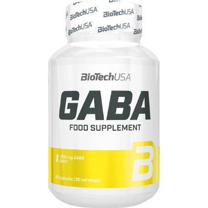 BioTech USA GABA, 60 kapslí