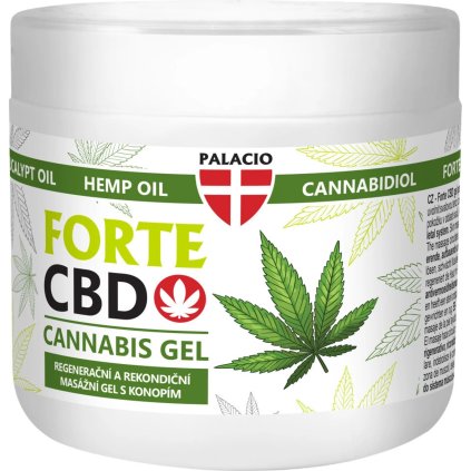 Palacio Forte CBD masážní gel, 600 ml
