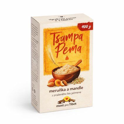 Tsampa Pema – meruňka a mandle, 400 g