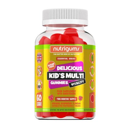 nutrigums kids multi vitality 60 gummies