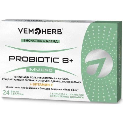 VemoHerb Probiotic 8+ Immuno 24 kapslí