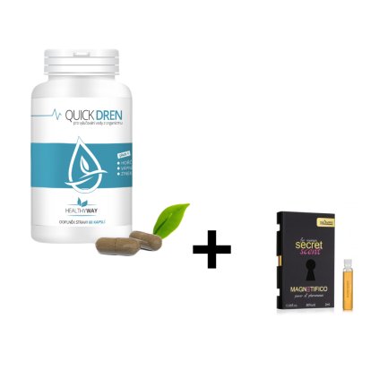 Healthy Way Quick Dren – detox a odvodnění, 60 kapslí - cesta k lehkému tělu, snížení otoků a detoxikaci organismu.
