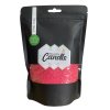 barevna sypana svicka powdercandle 100 hodin cerveny vosk