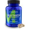 NATIOS Milk Thistle Extract, Ostropestřec, 5000 mg, Extra Strength, 90 veganských kapslí