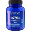 NATIOS Iron Chelated Complex, Železo bisglycinát, 18 mg, 90 veganských kapslí