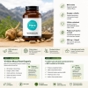 Viridian Maca Root Organic 60 kapslí  Energetická hladina, libido, plodnost, menopauza