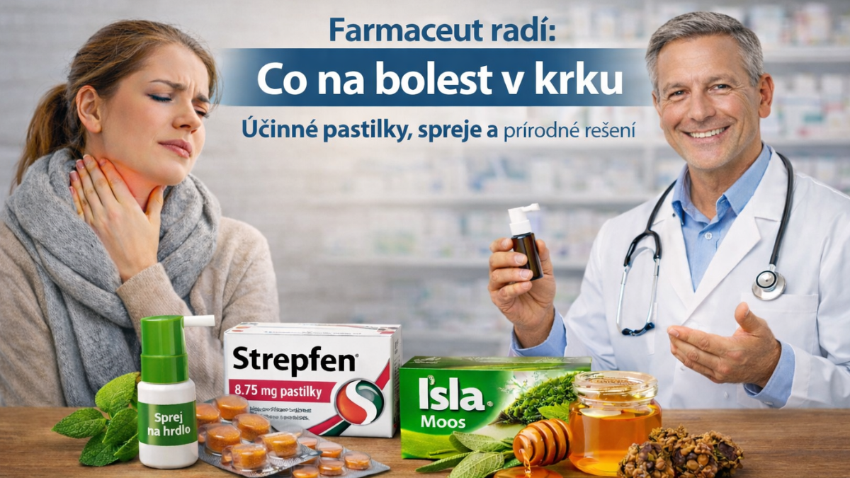 Farmaceut radí: co na bolest v krku