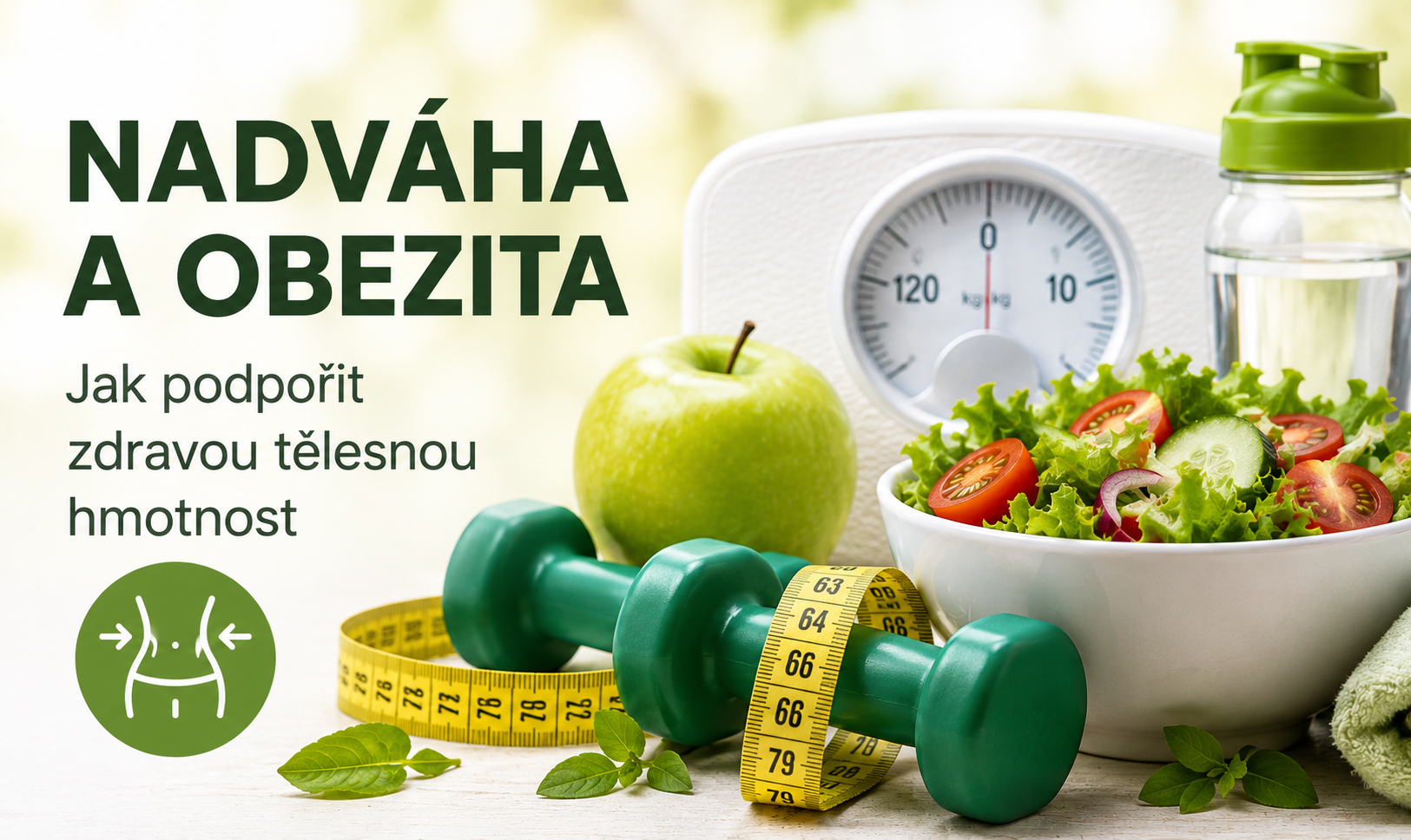 Nadváha a obezita: Jak podpořit zdravou tělesnou hmotnost a metabolismus