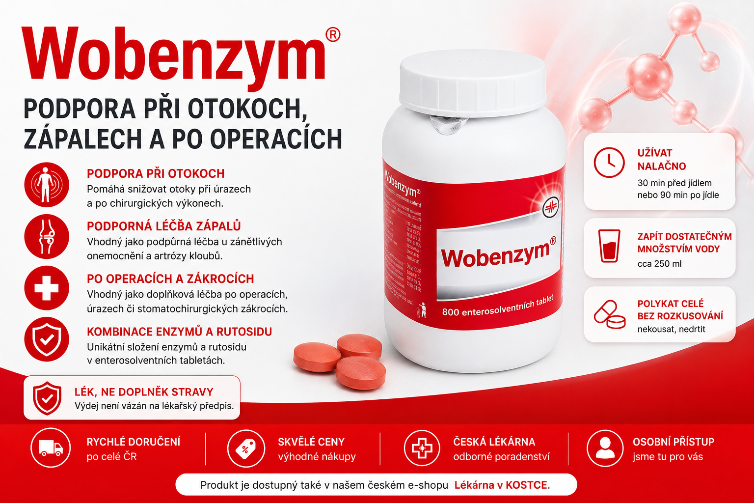 Wobenzym: Na co se používá, jak ho správně užívat a na co si dát pozor