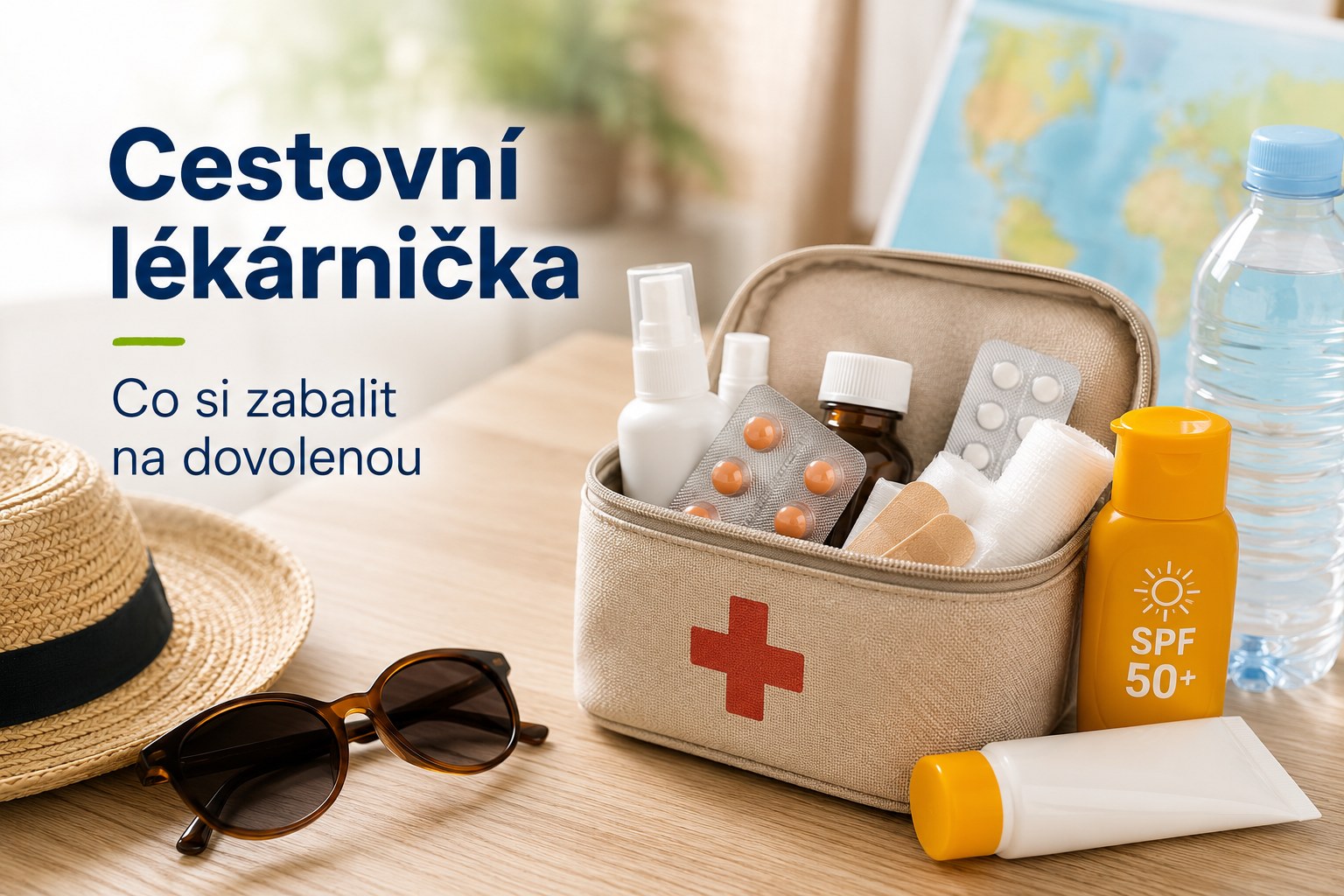 Cestovní lékárnička: Co si zabalit na dovolenou
