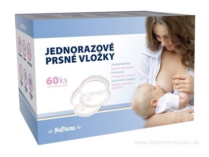 MedPharma JEDNORAZOVÉ PRSNÉ VLOŽKY 60 ks