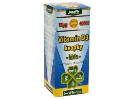 JutaVit Vitamín D3 kvapky - kids 30 ml