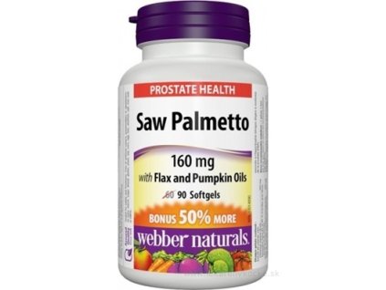 Webber Naturals Prostata Saw Palmetto 160 mg 90 ks