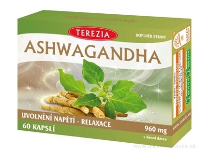 Terezia Ashwagandha 60 kapsúl – výživový doplnok na stres, energiu a imunitu