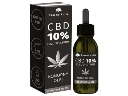 Pharma Activ CBD 10% Full Spectrum KONOPNÝ OLEJ 10 ml
