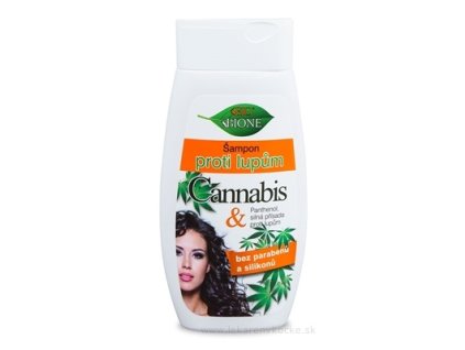 BC BIO Cannabis Šampón proti lupinám 260 ml
