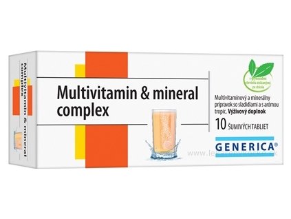 GENERICA Multivitamin & mineral complex 10 ks