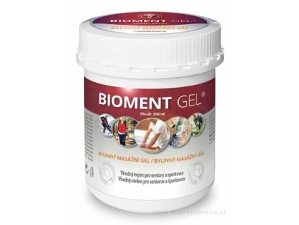 Biomedica Bioment gél 1×300 ml, bylinný masážny gé