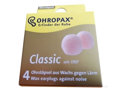 OHROPAX CLASSIC Ušné vložky 4 ks