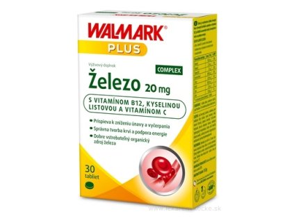 WALMARK Železo COMPLEX 20 mg 30 ks