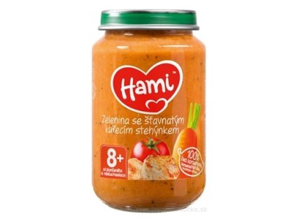 Hami príkrm Zelenina so šťavnatým kuracím 200 g