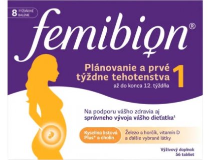 P&G Health Femibion 1 Plánovanie a prvé týždne tehotenstva 56 tabliet