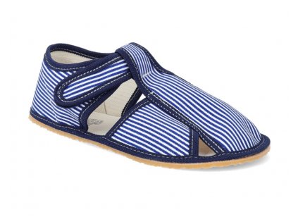 Baby Bare Slippers č.32 Barefoot papučky Sailor s námorníckym motívom