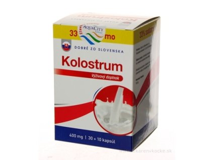 Dobré z SK Kolostrum 400 mg cps 30+10 zadarmo (40 ks)
