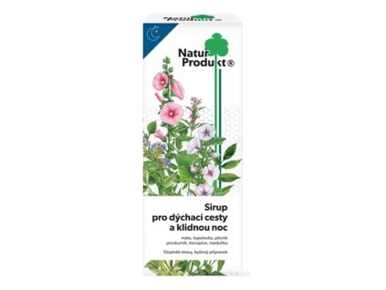 Naturprodukt Sirup dýchacie cesty a pokojnú noc 200 ml