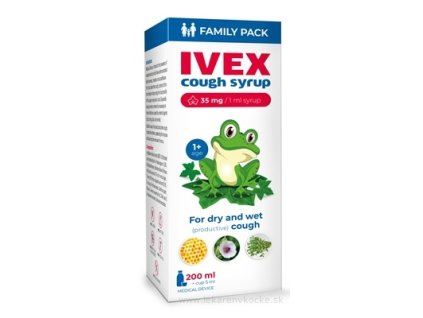 IVEX sirup na kašel od 1 roku 200ml