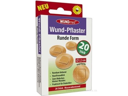 WUNDmed Kruhová náplasť Telová 20 ks