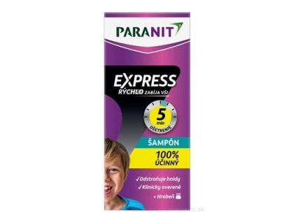 PARANIT Express šampón 100 ml + hrebeň set