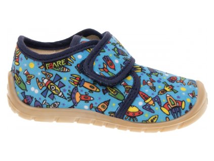 FARE BARE detské papuče na suchý zips 5011404 č. 23