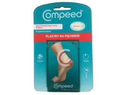 Compeed NÁPLASŤ na pľuzgiere na nohách 10 ks