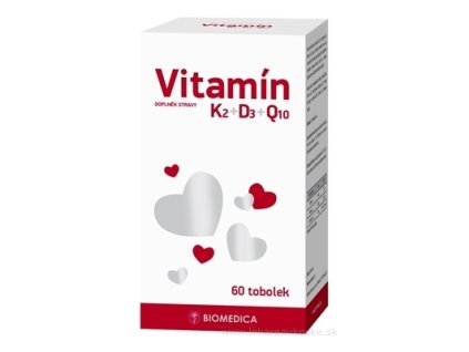 BIOMEDICA Vitamín K2+D3+Q10 60 ks