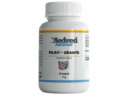 Medveď natural Nutri-absorb 30 kapsúl