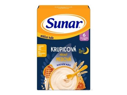 Sunar mliečna KAŠA KRUPICOVÁ Na dobrú noc 210 g