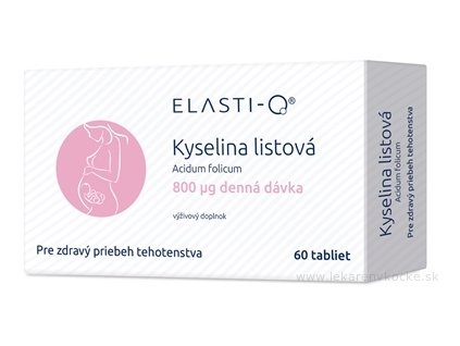 Elasti-Q KYSELINA LISTOVÁ 800 μg 60 ks