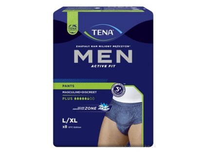 TENA Men Pants Plus Blue L/XL 8 ks