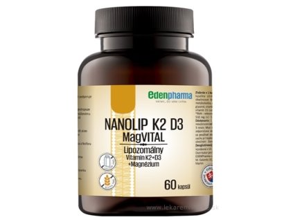 EDENPharma NANOLIP K2+D3 Mag Vital – 60 kapsúl