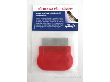 VITAR HREBEŇ NA VŠI - KOVOVÝ 1 ks