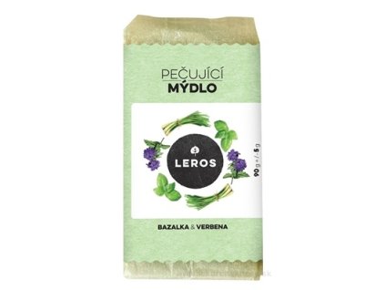LEROS OŠETRUJÚCE MYDLO BAZALKA & VERBENA 90 g