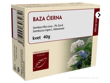 HANUS BAZA ČIERNA KVET 40 g