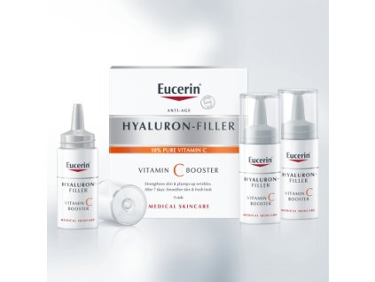 Eucerin + 3x Effect Vitamin C Booster Hyaluron-Filler 3 x 8 ml