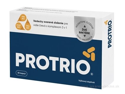 Protrio cps 30 ks – komplex biotík pre črevný mikrobióm a podporu trávenia