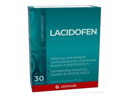Glenmark Lacidofen 30 kapsúl – probiotiká na podporu trávenia a imunity