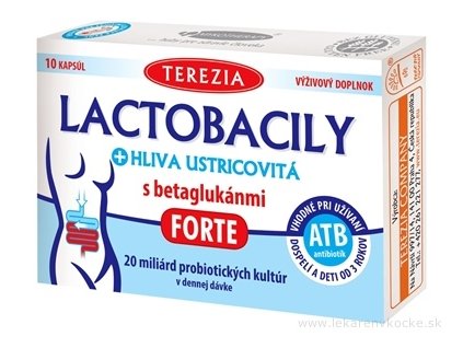 TEREZIA LACTOBACILY + HLIVA USTRICOVITÁ 10 ks
